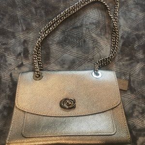 Coach Gunmetal Parker Bag